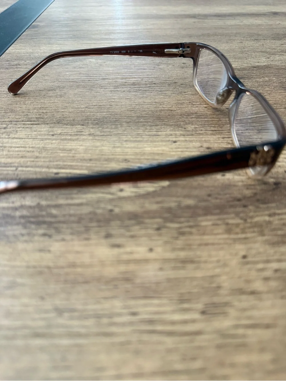Tory Burch Eyeglasses Frames Only, TY 2003 858, 51-18-135, Brown Tan